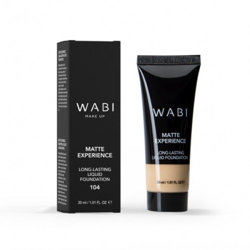 WABI MATTE EXPERIENCE LIQUID FOUNDATION 104 30ML