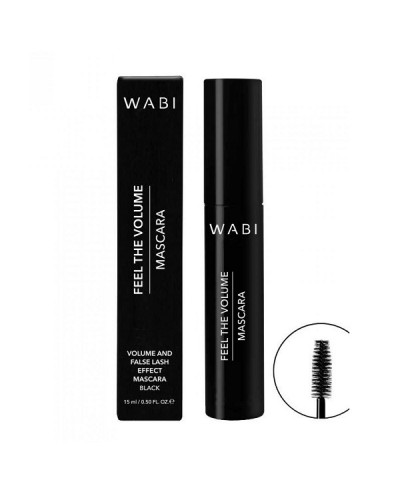 WABI FEEL THE VOLUME MASCARA BLACK 15ML