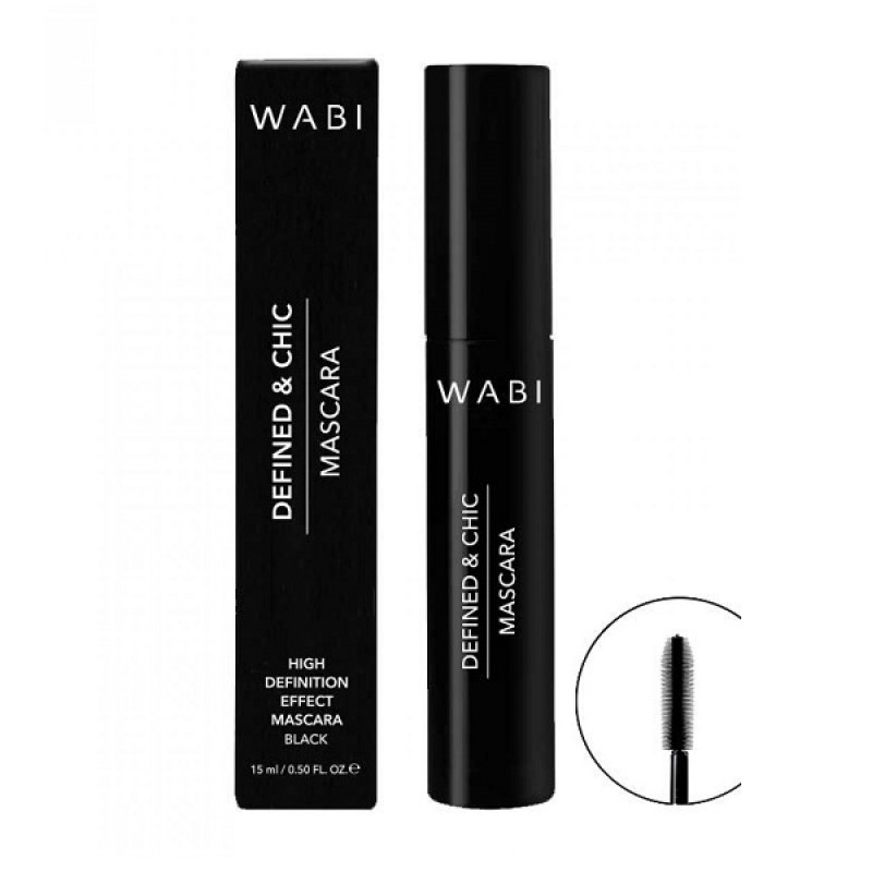 WABI DEFINED & CHIC MASCARA BLACK 15ML