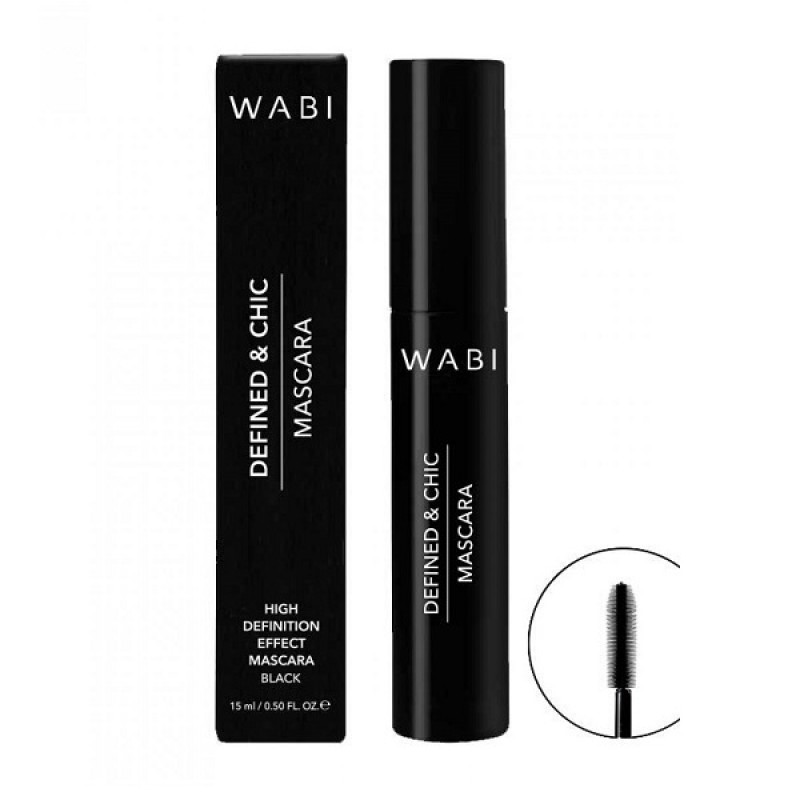 WABI DEFINED & CHIC MASCARA BLACK 15ML WABI DEFINED & CHIC MASCARA BLACK 15ML