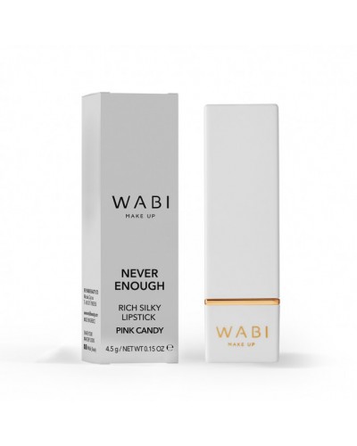 WABI NEVER ENOUGH LIPSTICK PINK CANDY 4.5G