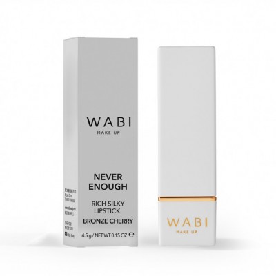 WABI NEVER ENOUGH LIPSTICK BRONZE CHERRY 4 5G
