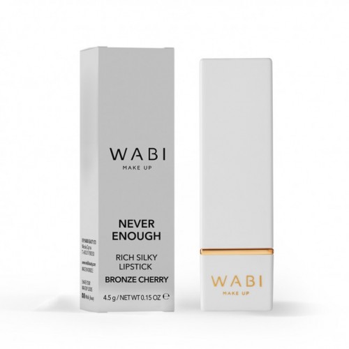 WABI NEVER ENOUGH LIPSTICK BRONZE CHERRY 4.5G