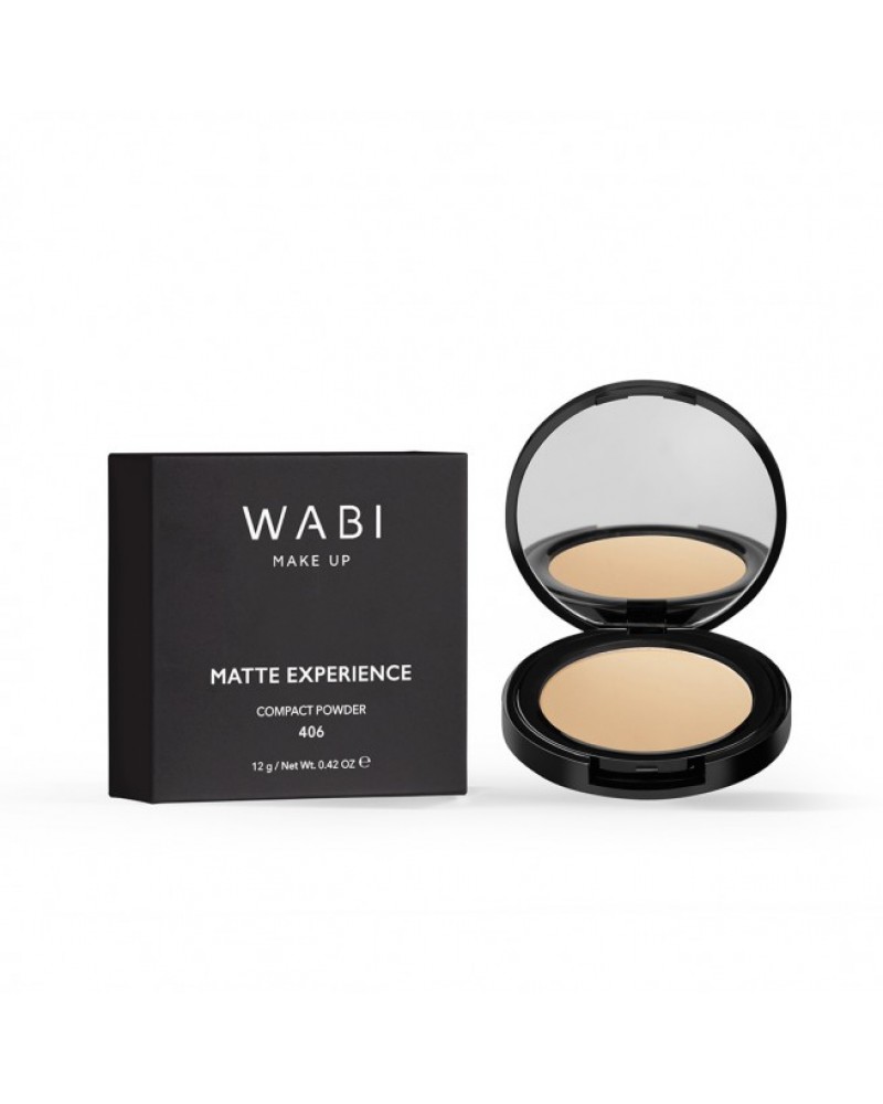 WABI MATTE EXPERIENCE COMPACT POWDER 406 12G