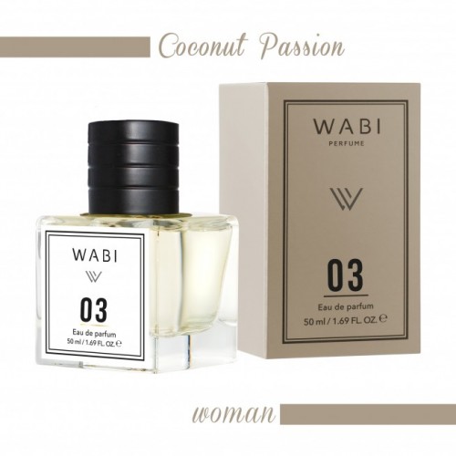 WABI EAU DE PARFUM No 03 TYPE COCONUT PASSION 50ml