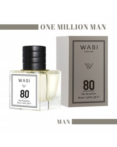 WABI EAU DE PARFUM No 80 TYPE ONE MILLION MAN 50ml 