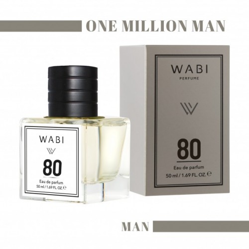 WABI EAU DE PARFUM No 80 TYPE ONE MILLION MAN 50ml 