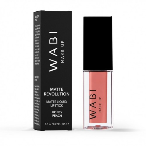 WABI MATTE REVOLUTION LIQUID LIPSTICK HONEY PEACH 6.5ML