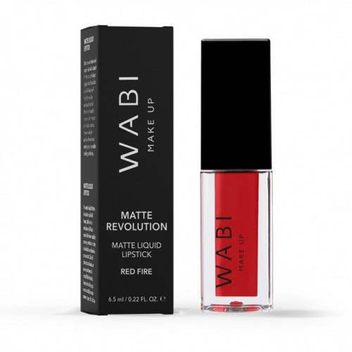 WABI MATTE REVOLUTION LIQUID LIPSTICK RED FIRE 6.5ML