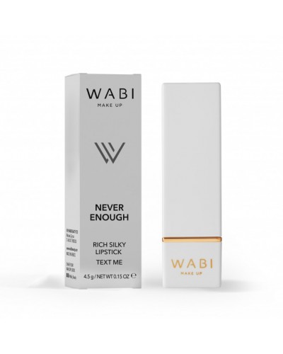 WABI NEVER ENOUGH LIPSTICK TEXT ME 4.5G