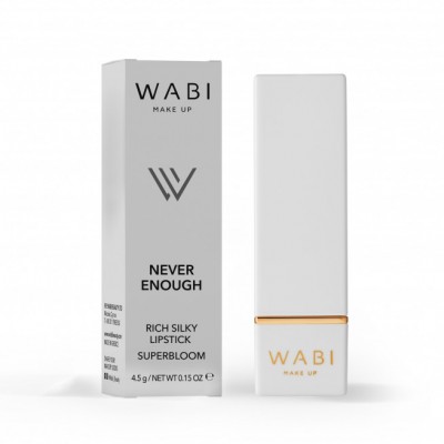 WABI NEVER ENOUGH LIPSTICK SUPERBLOOM 4 5G