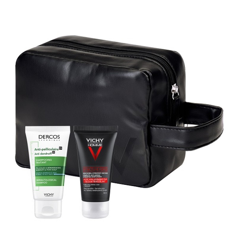 VICHY HOMME STRUCTURE FORCE 50ML & ΔΩΡΟ DERCOS SHAMPOO ANTI-DANDRUFF NORMAL- OILY 50ML & ΝΕΣΕΣΕΡ VICHY HOMME STRUCTURE FORCE 50ML & ΔΩΡΟ DERCOS SHAMPOO ANTI-DANDRUFF NORMAL- OILY 50ML & ΝΕΣΕΣΕΡ