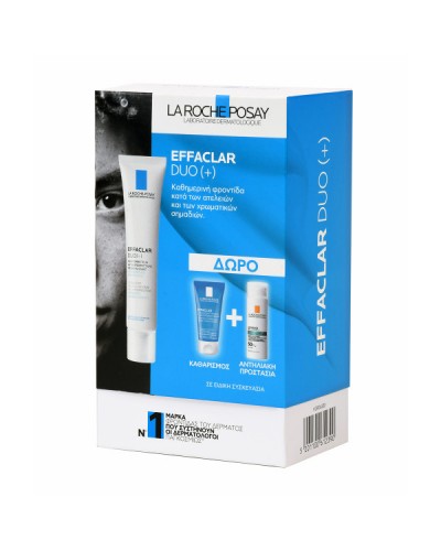 LA ROCHE POSAY PROMO EFFACLAR DUO (+) 40ML & ΔΩΡΟ EFFACLAR GEL 50ML & ΑNTHELIOS OIL CORRECT SPF50+ 3ML