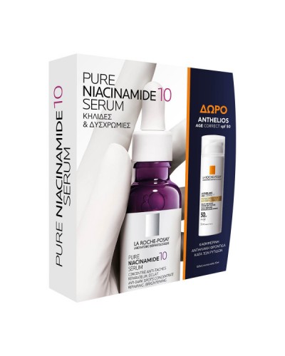 LA ROCHE POSAY PROMO PURE NIACINAMIDE 10 SERUM 30ML & ΔΩΡΟ ANTHELIOS AGE CORRECT 15ML