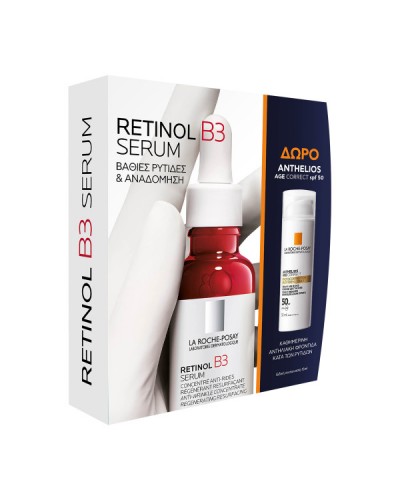 LA ROCHE POSAY PROMO RETINOL B3 SERUM 30ML & ΔΩΡΟ ANTHELIOS AGE CORRECT 15ML