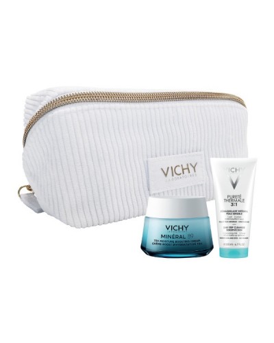 VICHY PROMO MINERAL 89 72h MOISTURE BOOSTING CREAM 50ml & ΔΩΡΟ PURETE THERMALE 3 IN 1 ONE STEP CLEANSER 200ml
