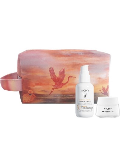 VICHY PROMO CAPITAL SOLEIL UV-AGE DAILY SPF50+ 40ml & MINERAL 89 MOISTURE BOOSTING CREAM 15ml & ΝΕΣΕΣΕΡ