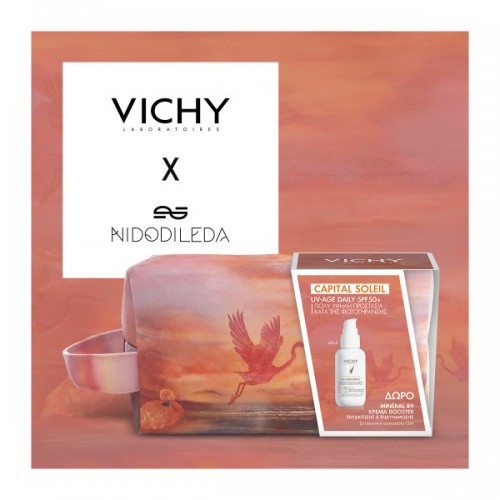 VICHY PROMO CAPITAL SOLEIL UV-AGE DAILY SPF50+ 40ml & MINERAL 89 MOISTURE BOOSTING CREAM 15ml & ΝΕΣΕΣΕΡ