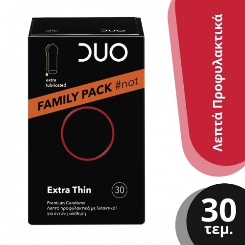 DUO Extra thin (Πολύ λεπτό) 30τμχ.