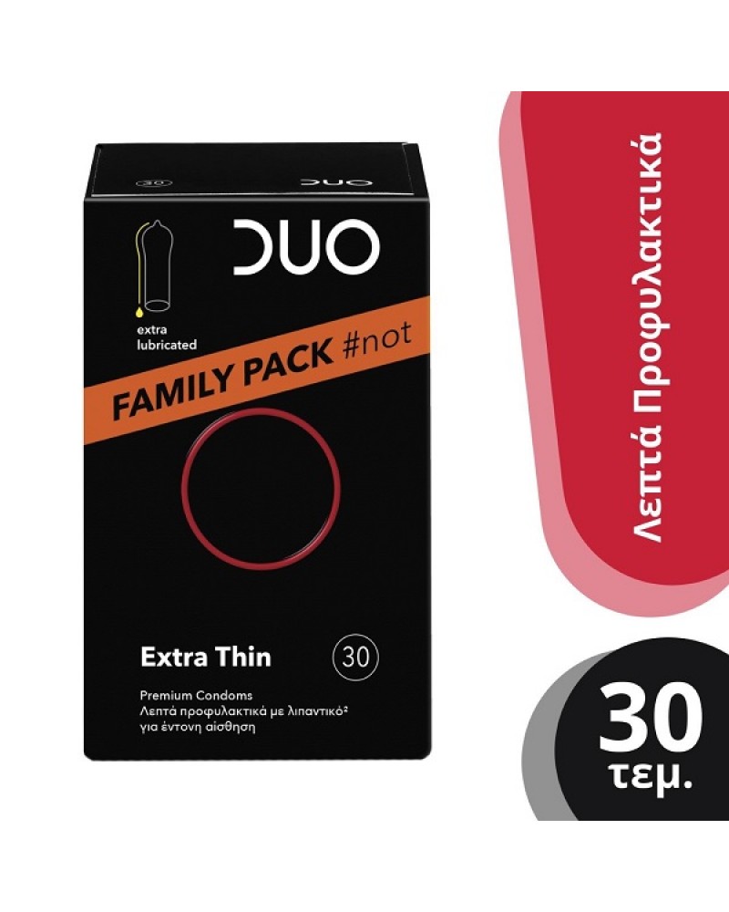 DUO Extra thin (Πολύ λεπτό) 30τμχ.