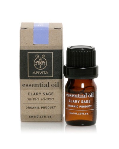 APIVITA ESSENTIAL OIL CLARY SAGE 5ML ΜΕΧΡΙ ΕΞΑΝΤΛΗΣΕΩΣ