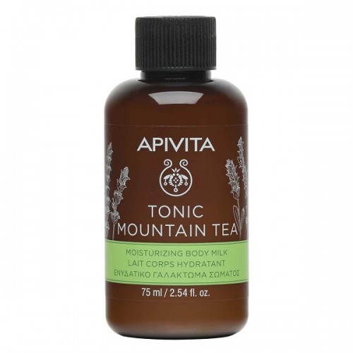 APIVITA ΜΙΝΙ TONIC MOUNTAIN TEA ΕΝΥΔΑΤΙΚΟ ΓΑΛΑΚΤΩΜΑ ΣΩΜΑΤΟΣ ΜΕ ΤΣΑΙ ΤΟΥ ΒΟΥΝΟΥ 75ML