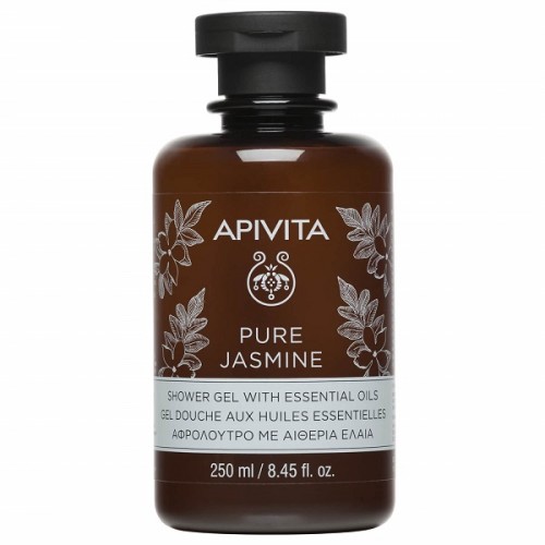 APIVITA PURE JASMINE ΕΝΥΔΑΤΙΚΟ ΑΦΡΟΛΟΥΤΡΟ ΜΕ AΙΘΕΡΙΑ ΕΛΑΙΑ & ΓΙΑΣΕΜΙ 250ML