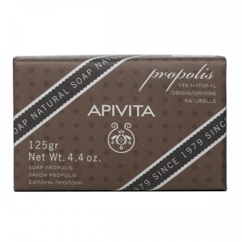 APIVITA NATURAL SOAP ΦΥΣΙΚΟ ΣΑΠΟΥΝΙ ΠΡΟΠΟΛΗ 125GR