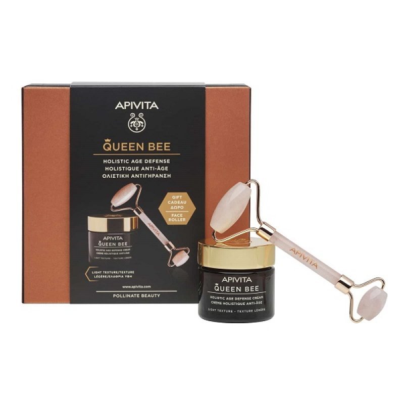 APIVITA QUEEN BEE ΚΡΕΜΑ ΗΜΕΡΑΣ ΟΛΙΣΤΙΚΗΣ ΑΝΤΙΓΗΡΑΝΣΗΣ ΕΛΑΦΡΙΑΣ ΥΦΗΣ 50ML & ΔΩΡΟ FACE ROLLER 1ΤΜΧ APIVITA QUEEN BEE ΚΡΕΜΑ ΗΜΕΡΑΣ ΟΛΙΣΤΙΚΗΣ ΑΝΤΙΓΗΡΑΝΣΗΣ ΕΛΑΦΡΙΑΣ ΥΦΗΣ 50ML & ΔΩΡΟ FACE ROLLER 1ΤΜΧ