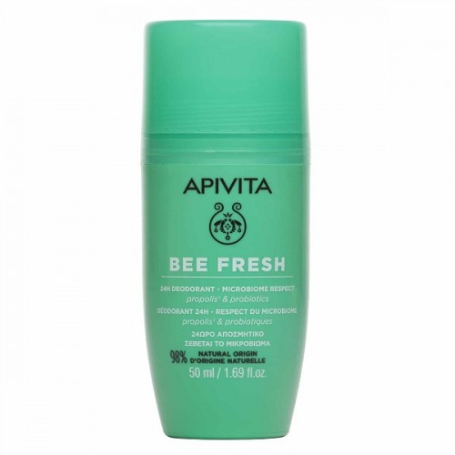 APIVITA BEE FRESH ΑΠΟΣΜΗΤΙΚΟ ΜΕ ΠΡΟΠΟΛΗ & ΠΡΟΒΙΟΤΙΚΑ 50ML