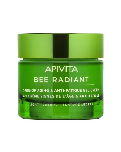 APIVITA IT'S GLOW TIME BEE RADIANT ΚΡΕΜΑ ΠΡΟΣΩΠΟΥ ΕΛΑΦΡΙΑΣ ΥΦΗΣ 50ML& ΚΡΕΜΑ ΜΑΤΙΩΝ 15ML