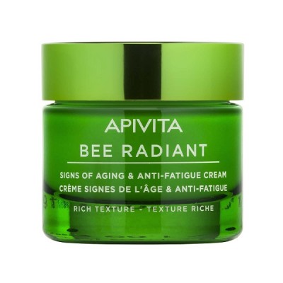 APIVITA IT'S GLOW TIME BEE RADIANT ΚΡΕΜΑ ΠΡΟΣΩΠΟΥ ΠΛΟΥΣΙΑΣ ΥΦΗΣ 50ML& ΚΡΕΜΑ ΜΑΤΙΩΝ 15ML 