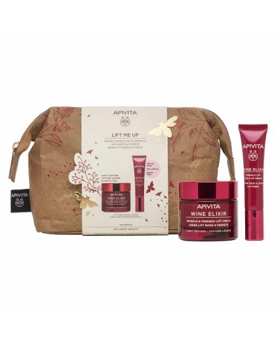 APIVITA LIFT ME UP WINE ELIXIR ΚΡΕΜΑ ΠΡΟΣΩΠΟΥ ΕΛΑΦΡΙΑΣ ΥΦΗΣ 50ML & ΚΡΕΜΑ ΜΑΤΙΩΝ 15ML