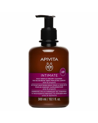 APIVITA INTIMATE LADY ΑΠΑΛΟ ΥΓΡΟ ΚΑΘΑΡΙΣΜΟΥ ΓΙΑ ΤΗΝ ΕΥΑΙΣΘΗΤΗ ΠΕΡΙΟΧΗ ΓΙΑ ΠΡΟΣΤΑΣΙΑ ΑΠΟ ΤΗΝ ΞΗΡΟΤΗΤΑ ΜΕ ΑΛΟΗ & ΠΡΟΠΟΛΗ 300ml