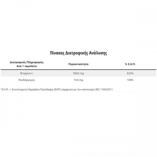 LANES VITAMIN C 500MG + ZINC 20 ΑΝΑΒΡΑΖΟΝΤΑ ΔΙΣΚΙΑ