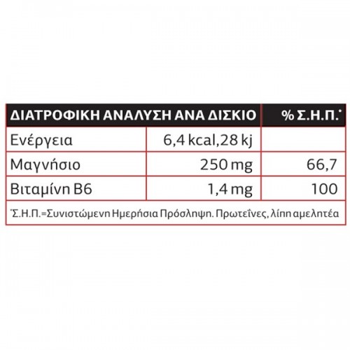 LANES MAGNESIUM + VIT. B6 20 ΑΝΑΒΡΑΖΟΝΤΑ ΔΙΣΚΙΑ