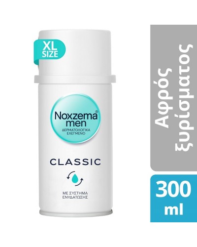 NOXZEMA MEN ΑΦΡΟΣ ΞΥΡΙΣΜΑΤΟΣ CLASSIC 300ml