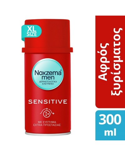 NOXZEMA MEN ΑΦΡΟΣ ΞΥΡΙΣΜΑΤΟΣ EXTRA SENSITIVE 300ml