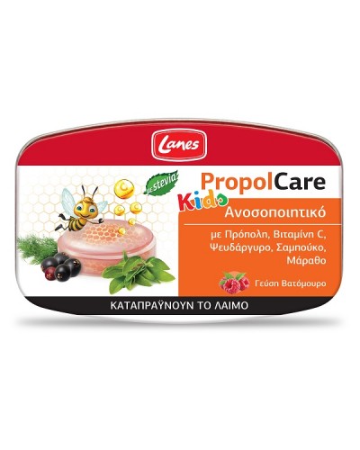 LANES PROPOLCARE PASTILLES BLACKBERRY 54G