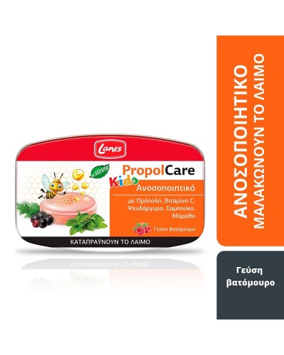 LANES PROPOLCARE PASTILLES BLACKBERRY 54G