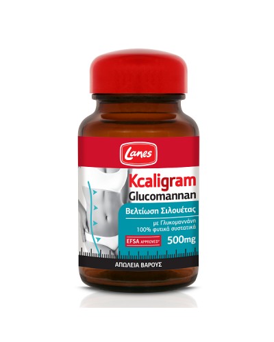 LANES KCALIGRAM GLUCOMANNAN 60CAPS