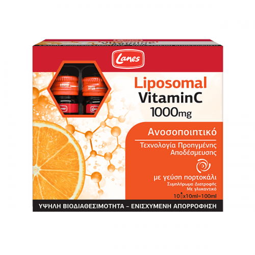 LANES LIPOSOMAL VITAMIN C 1000MG 10 x 10ML