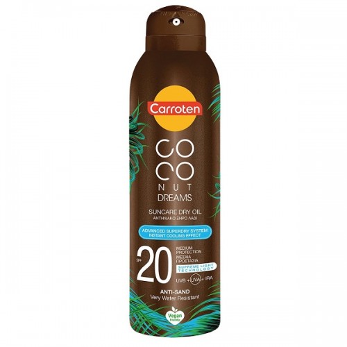 CARROTEN COCONUT DREAMS SUNCARE DRY OIL SPF20 150ML