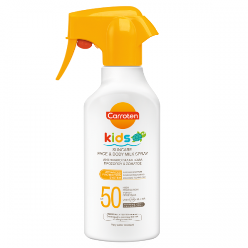 CARROTEN KIDS SUNCARE FACE & BODY MILK SPRAY SPF50 270ML