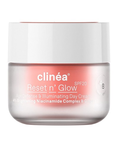 CLINEA RESET N' GLOW SPF20 ΚΡΕΜΑ ΗΜΕΡΑΣ ΑΝΤΙΓΗΡΑΝΣΗΣ & ΛΑΜΨΗΣ 50ml