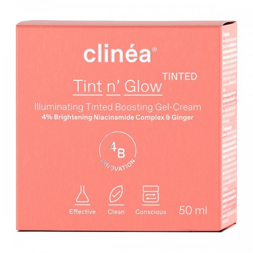 CLINEA TINT N' GLOW GEL ΚΡΕΜΑ ΕΝΙΣΧΥΣΗΣ ΛΑΜΨΗΣ ΜΕ ΧΡΩΜΑ 50ml