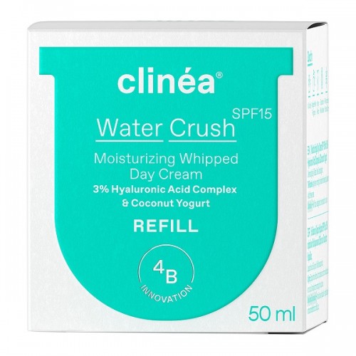 CLINEA WATER CRUSH SPF15 REFILL ΕΝΥΔΑΤΙΚΗ ΚΡΕΜΑ ΗΜΕΡΑΣ ΑΝΤΑΛΛΑΚΤΙΚΗ ΚΑΨΟΥΛΑ 50ml