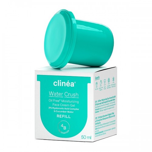 CLINEA WATER CRUSH REFILL ΕΝΥΔΑΤΙΚΗ ΚΡΕΜΑ-GEL ΠΡΟΣΩΠΟΥ ΕΛΑΦΡΙΑΣ ΥΦΗΣ ΑΝΤΑΛΛΑΚΤΙΚΗ ΚΑΨΟΥΛΑ 50ml