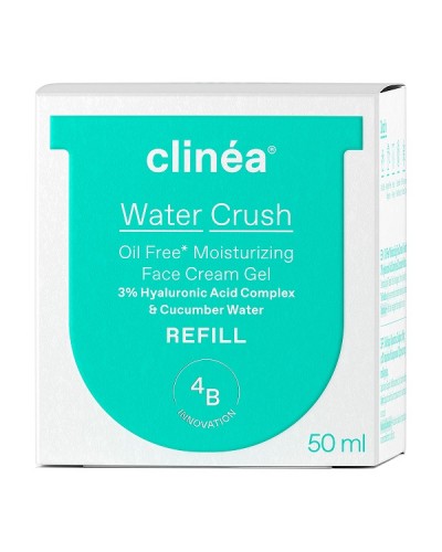 CLINEA WATER CRUSH REFILL ΕΝΥΔΑΤΙΚΗ ΚΡΕΜΑ-GEL ΠΡΟΣΩΠΟΥ ΕΛΑΦΡΙΑΣ ΥΦΗΣ ΑΝΤΑΛΛΑΚΤΙΚΗ ΚΑΨΟΥΛΑ 50ml