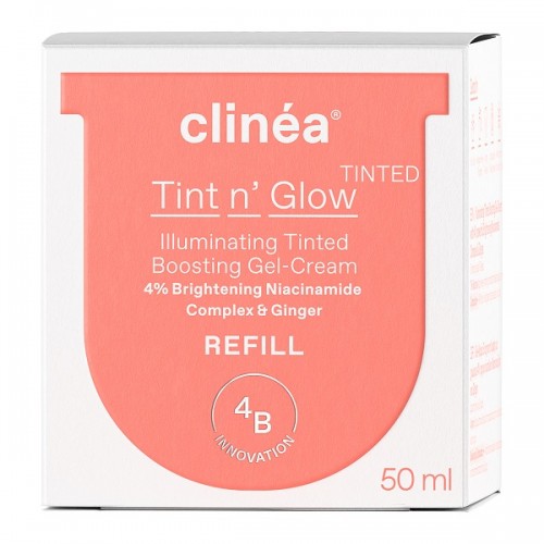 CLINEA TINT N' GLOW REFILL GEL ΚΡΕΜΑ ΕΝΙΣΧΥΣΗΣ ΛΑΜΨΗΣ ΜΕ ΧΡΩΜΑ ΑΝΤΑΛΛΑΚΤΙΚΗ ΚΑΨΟΥΛΑ 50ml